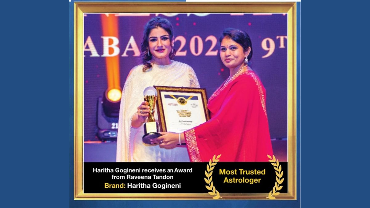 Hyderabad Astrologer Haritha Gogineni Honored as 